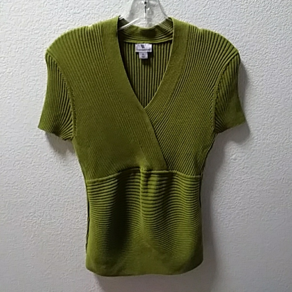 A Green Woman Worthington BLOUSE